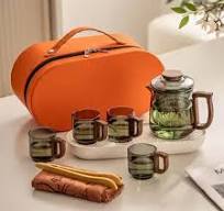 Travel Tea Set with Case