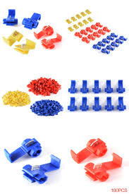 Visit To Buy 100pcs Electrical Cable Connectors Quick Splice Wire Terminals Blue Red Yellow Hs788 790 Advertisement Red Yellow Electrical Cables Red