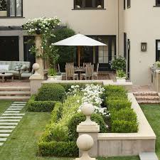 Beverly Boulevard Brick California Green And White Gardens The Paths Of A Farmer S Garden In 2020 Mediterranean Garden Design White Gardens Landscape Design