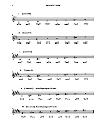 Baritone Treble Clef Major Scales With Fingerings By Johnson