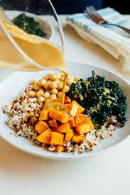 Kale And Sweet Potato Brown Rice Bowls Eating Bird Food Recipe Food Healthy Recipes Recipes