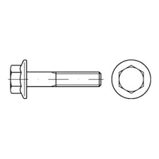 Din 9021 scheiben außendurchmesser ~ 3xgewindedurchmesser edelstahl a2 6,4 100 stück. Din 6921 Iso 8102 Sechskantschraube Mit Flansch Edelstahl A2 70 Blank Contorion De
