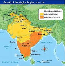 Mughal Empire Map Imperio Mogol Imperio Simbolo Del Sol
