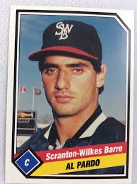 1989 Scranton-Wilkes Barre-TCMA Minor League Baseball Card-Al Pardo
