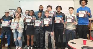 Club members honored for receiving 'Hank Aaron' scholarships