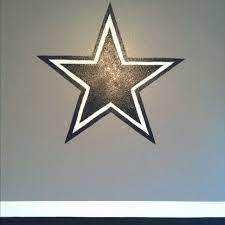 Hand Painted Star On Wall Using Projector And Paint Used To Color Walls Dallas Cowboys Bedroom Dallas Cowboys Room Dallas Cowboys Game