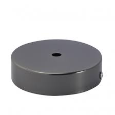 Unscrew the ceiling rose fitting from the ceiling and guide it down to clear the power cable. Titanium Metal Ceiling Rose