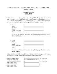 Ya, hal ini dilakukan demi kelancaran transaksi supaya dijauhkan. Download Contoh Surat Perjanjian Jual Beli Tanah Dan Bangunan