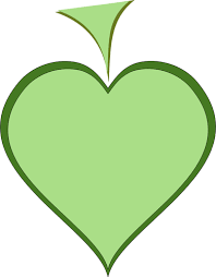 Green Heart With Dark Green Thick Line Border Vector Illustration Vector Illustration Line Border Illustration