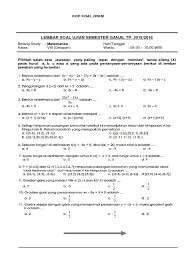 Soal uts matematika kelas 8 semester 1 pdf. Soal Uts Matematika Kelas 8 Semester 1 Pdf