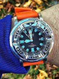 Citizen Eco Drive Professional Diver Black Rubber Strap Watch Citizen Citizen Eco Watch Companies Citizen