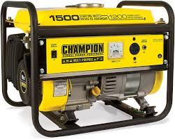 Whether it be a portable generator or standby generator, we've got you covered. Amazon Com Champion Power Equipment 42436 1500 1200 Watt Portable Generator Yellow Black Patio Lawn Garden