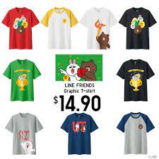 Check spelling or type a new query. Uniqlo New Line Friends T Shirt