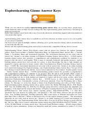 Building dna (answer key)student exploration: Explorelearning Gizmo Answer Keys Pdf Explorelearning Gizmo Answer Keys Thank You Very Much For Reading Explorelearning Gizmo Answer Keys As You May Course Hero