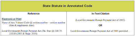 How Do I Cite A State Statute Or Law In The Apa Style Answers