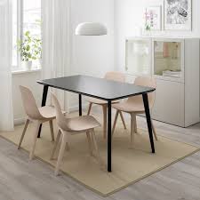 Follow the team behind the scenes to the fact. Lisabo Odger Table And 4 Chairs Black Beige Ikea