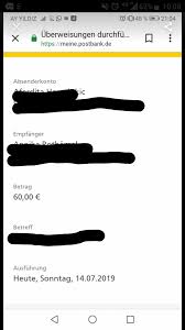 Bei bedarf ist übrigens auch ein dispositionskredit möglich. Postbank Online Banking Frage Geld Bank Betrug