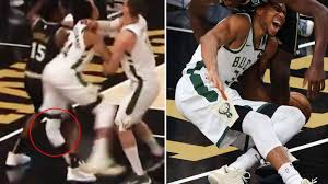 Giannis was forced out of the bucks' loss to the rockets in the first quarter with a right ankle injury. Ktx1 I1udkddnm