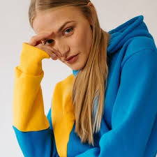 Blue Yellow Hoodie
