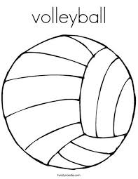 Volleyball Coloring Page Twisty Noodle Volleyball Coloring Pages Play Volleyball