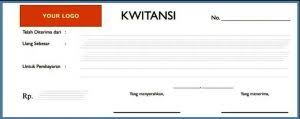 Editbale hotel receipt template word doc download. Kwitansi Online