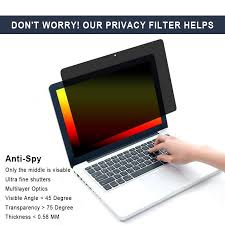 Gobelike Removable Anti Spy Privacy Filter For Macbook Computer Laptop Anti Blue Light Blocking Screen Protector Privacy Filters Laptop Computers Filters