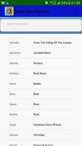 Here is a mix of 60 some might suggest traditional names while others might encourage you to go for the more modern ones. Modern And Unique Baby Boy Names Pour Android Telechargez L Apk