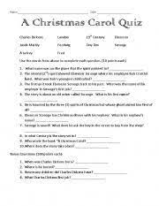Read on for some hilarious trivia questions that will make your brain and your funny bone work overtime. Christmas Quiz Worksheets