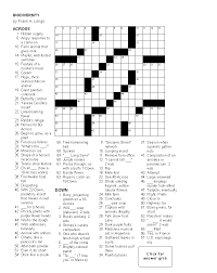 The Learning Network Printable Crossword Puzzles Free Printable Crossword Puzzles Crossword