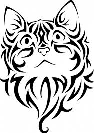 Tattoo Cat Vector Image Cat Tattoo Designs Cat Tattoo Cat Face