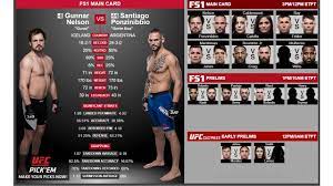 Font vs garbrandt live on saturday, may 22, 2021. Ufc Fight Night 113 Glasgow Nelson Vs Ponzinibbio Full Card Predictions Fight Nerds Episode 16 Youtube