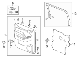 Interior Trim Rear Door For 2015 Chevrolet Suburban Gmpartsdirect Com