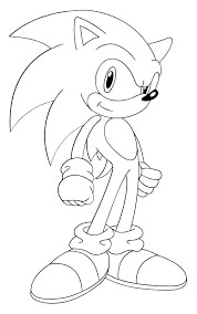 Kleurplaat Sonic Sega 1328
