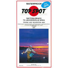 Top Spot Fishing Map N221 Daytona Beach To Jacksonville