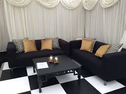 Black And Gold Leather Couch Home Blue Moon Wedding And Event Design Black Sofa Elegant Living Room Furniture Top Grain Leather Sofa