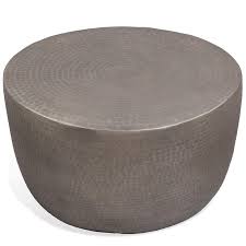 Your living room will be anything but ordinary when you choose a drum coffee table. Riverside Furniture Nadene 29 Drum Metal Accent Coffee Table 67601