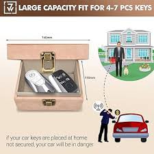 Faraday Box for Car Keys, Keyless Entry Car Key Signal Blocking Box, RFID  Anti-Theft Faraday Cage, Car Key Fob Safe Protector : Amazon.co.uk:  Automotive