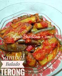 Resep Balado Terong Bikinramadanberkesan 4 Oleh Dapoer Bundzam Recipe Terong Resep Telur Goreng
