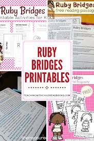 Distribute the ruby bridges activity worksheet. Free Ruby Bridges Printables For Elementary Students