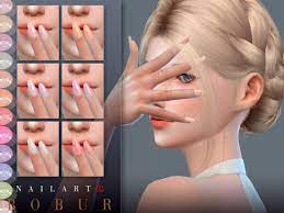 Zip file and place both of them into your sims 4 mods folder. The Sims Resource Nails 02 By Bobur Sims 4 Downloads
