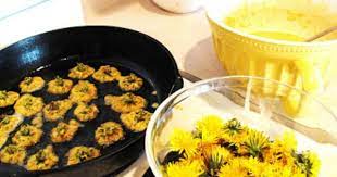 Dandelion Fritters Vegetarisch