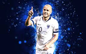 The finland national football team (suomen jalkapallomaajoukkue, finlands fotbollslandslag) represents finland in international football competitions and is controlled by the football association of finland. Download Wallpapers Teemu Pukki 4k Abstract Art Finland National Team Fan Art Pukki Soccer Footballers Neon Lights Finnish Football Team Besthqwallpape Football Team Fan Art Sports Wallpapers