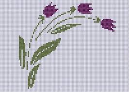 Go cross stitch crazy with our huge selection of free cross stitch patterns! Purple Tulips Cross Stitch Pattern Etsy Cross Stitch Flowers Cross Stitch Patterns Cross Stitch