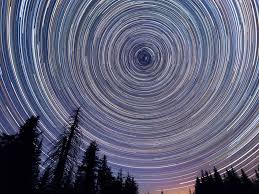 Concentric Star Trail Rotating Around The Star Polaris British Columbia Star Trails Time Warp Science