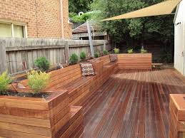 Making Deck Planter Box Planter Designs Ideas Backyard Seating Backyard Backyard Patio