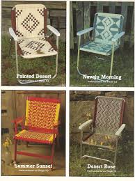 Summer Rose Macrame Chairs 1970s Macrame Patio Lawn Chair Etsy Patio Lawn Chairs Patterned Chair Lawn Chairs