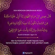 Check spelling or type a new query. Doa Murah Rezeki Melimpah Ruah Ø¨ Ø³ Ù… Ø§Ù„Ù„ Ù€Ù‡ Ø§Ù„Ø± Ø­ Ù… Ù€ Ù† Ø§Ù„Ø± Ø­ ÙŠÙ… Dengan Nama Allah Yang Maha Pemurah Lagi Maha Mengasihani Ù±Ù„Ù„ Ù‡ Ù… Ø± Ø¨ Ù† Ø¢ Ø£ Ù†Ø² Ù„ Ø¹ Ù„ ÙŠ Ù† Ø§ Ù… Ø¢Ù® Ø¯ Ø© Ù… Ù† Ù±Ù„Ø³ Ù… Ø¢Ø¡ Øª Ùƒ ÙˆÙ† Ù„ Ù† Ø§ Ø¹ ÙŠØ¯ Ø§ Ù„ Ø£ Ùˆ Ù„ Ù† Ø§ Ùˆ Ø¡ Ø§Ø® Ø± Ù† Ø§