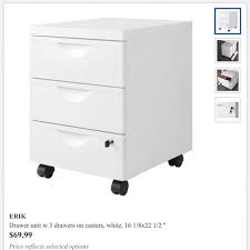 Check spelling or type a new query. Ikea Erik File Cabinet 3 Drawers Furniture Home Living Furniture Shelves Cabinets Racks On Carousell