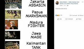 We did not find results for: Parodi Role Hero Berdasarkan Daerah Penampakannya Bikin Ngakak Hitekno Com