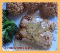 Le Coin Recettes De Jos Filets De Saumon A La Moutarde Food Chicken Meat